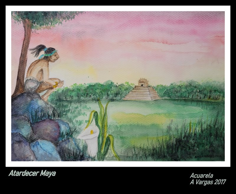 14- Atardecer Maya