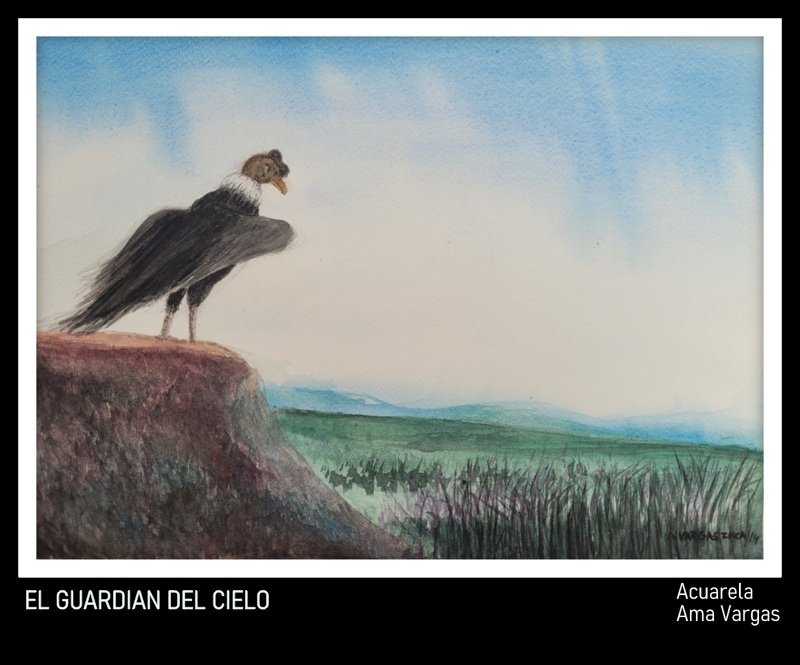 27- el guardian del cielo acuarela