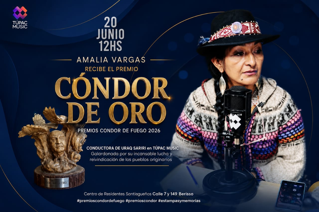 Amalia Vargas recibirá el Cóndor de Fuego