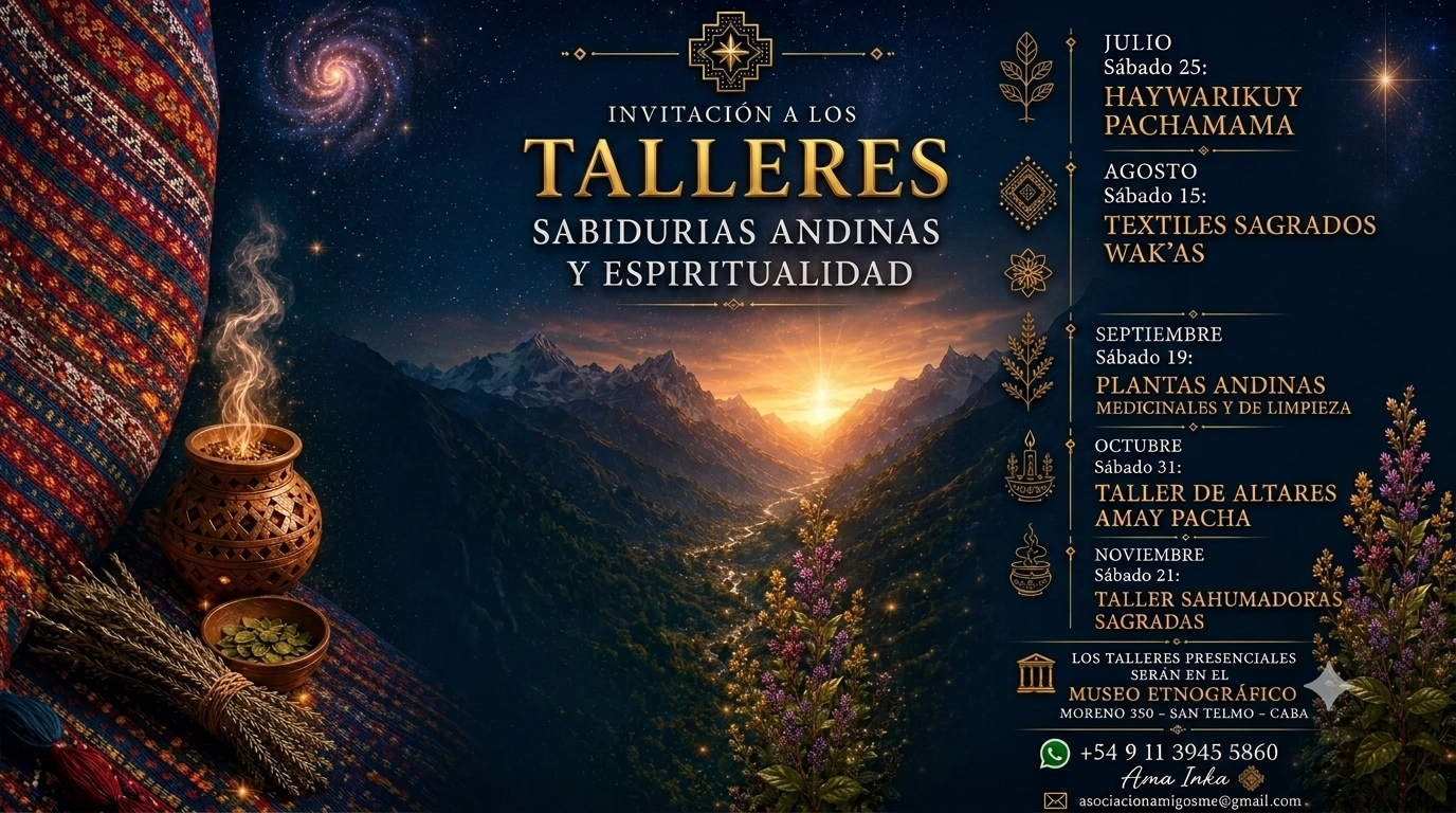 Talleres de Sabidurías Andinas y Espiritualidad